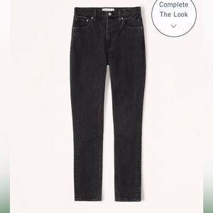 Abercrombie & Fitch the skinny high rise. Black. Size 29/8 R